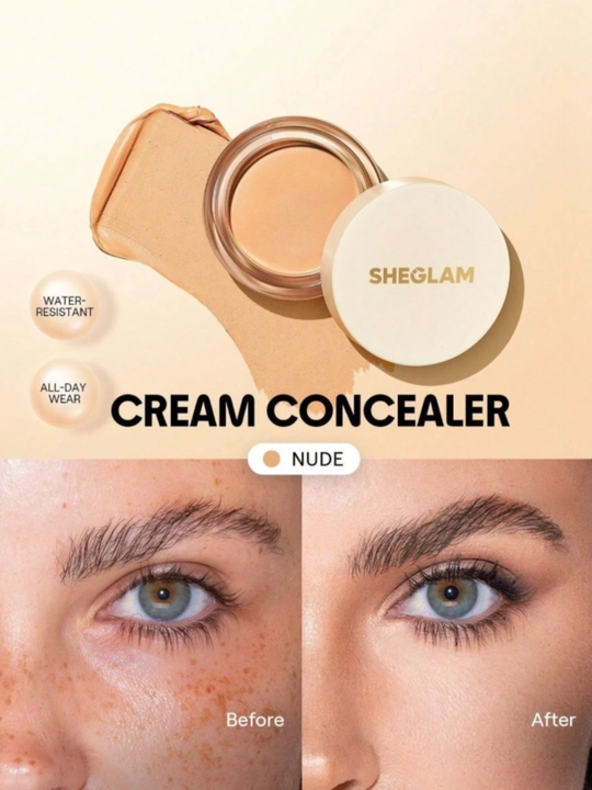Консилер для лица Sheglam Cream Concealer водостойкий корректор от темных кругов и прыщей
