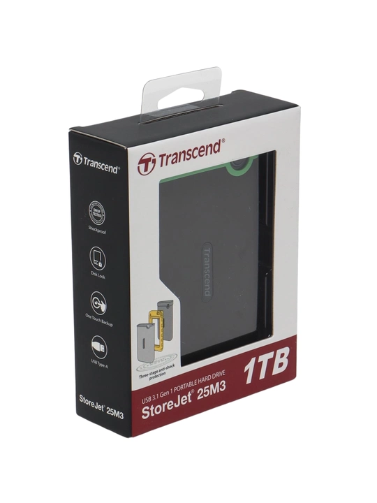 Tashqi qattiq disk, portativ qattiq disk Transcend 1TB 2TB 4TB USB 3.1 - 