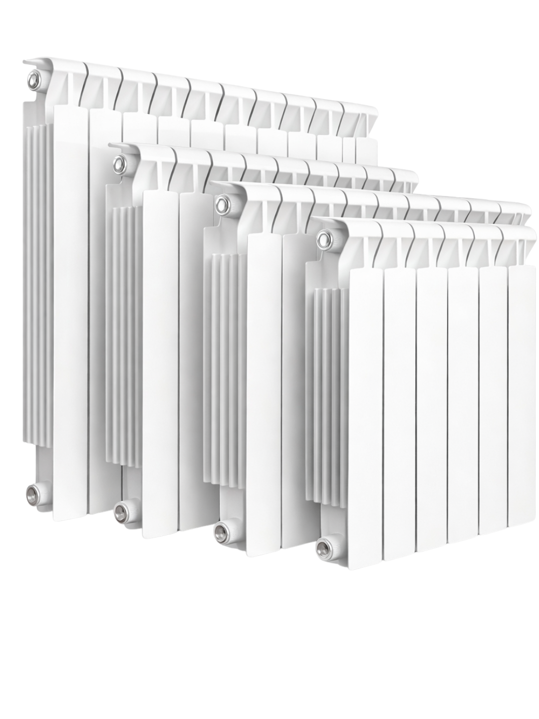 Bimetall radiator sektsiyali isitish 500mm 10sektsiya