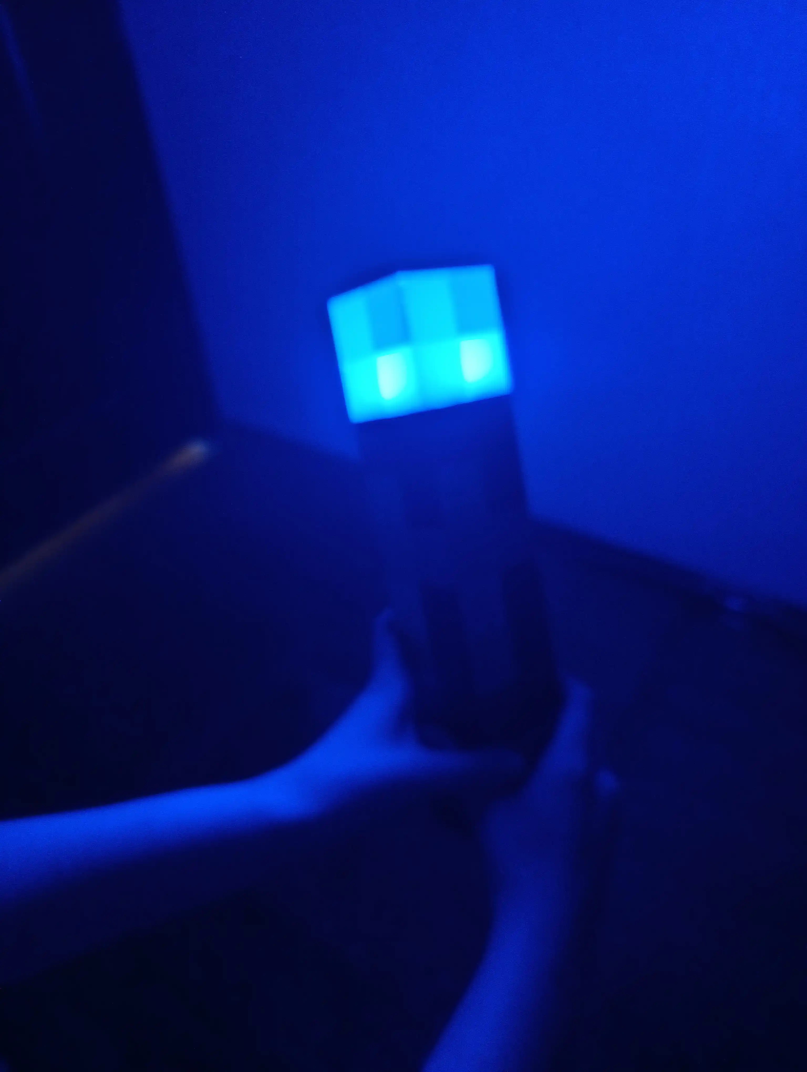 Minecraft LED tungi chiroq-fakel, dekorativ yoritgich maynkraft mario