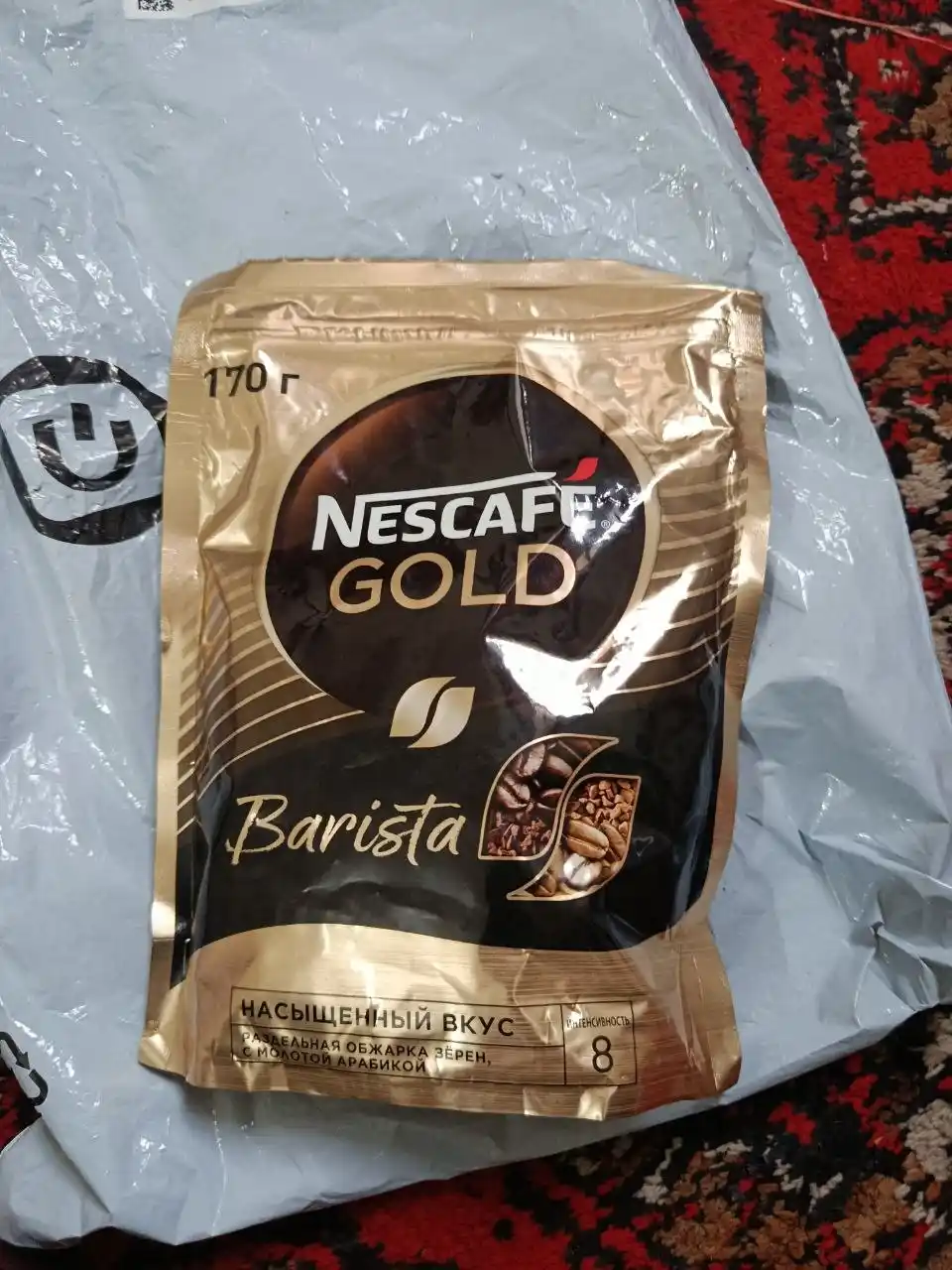 Кофе растворимый Nescafe Gold Barista, мягкая упаковка, 170 гр