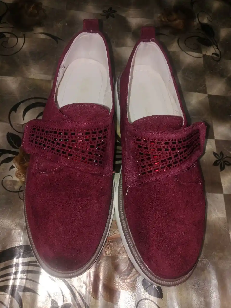 Ayollar uchun lofer, tufli, slipon, mokasin eko-zamsha, qulay, kundalik oyoq kiyim, 36–40