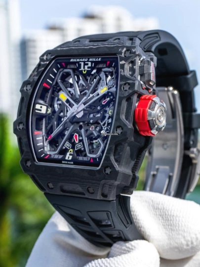 Мужские наручные часы Richard Mille, автоматические, спортивный классический дизайн — ASIAWAT-RICHARDMILLE-ЧЕРН