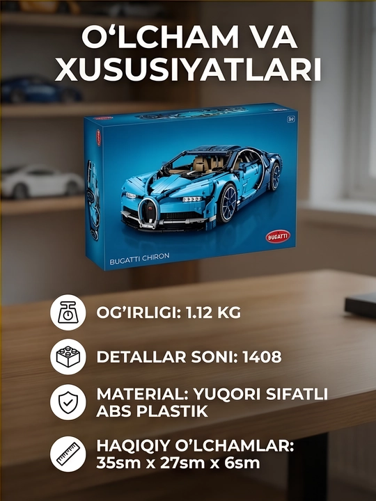 Lego konstruktor mashina bolalar uchun o'yinchoq mashina lego siti texnik to'plami