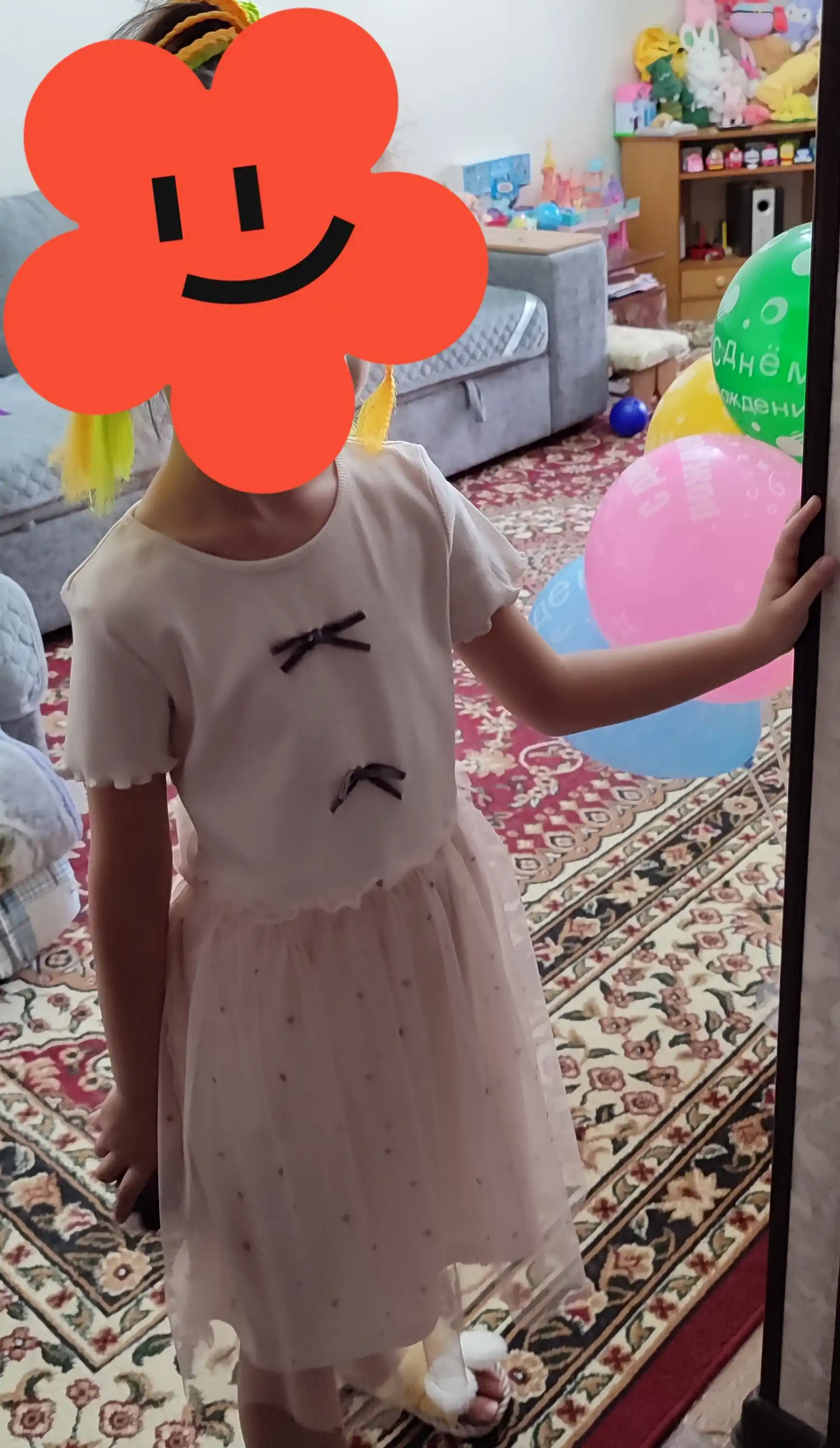 Qizlar uchun libos uzun yengli, nachosli uzun yengli ko`ylak paxta NEO