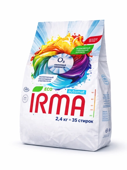 Стиральный порошок Irma универсальный, 2.4 кг, 3 кг, 4.8 кг и 6 кг — CPOINT-IRMAPOROWOK-IRMA6KG