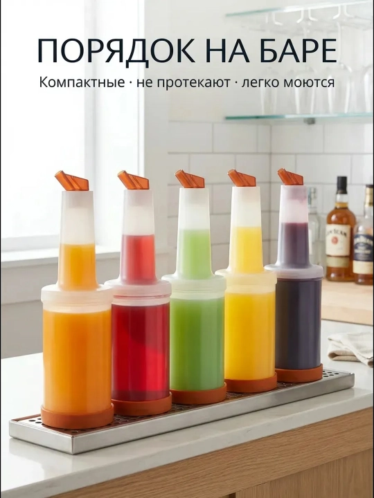 Дозатор для сиропов и соусов, помпа для бутылок, диспенсер для кофе и коктейлей