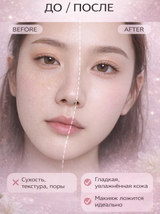 MAYCHEER Soft & Moist makiyaj asosi, yuz uchun praymer, namlovchi krem