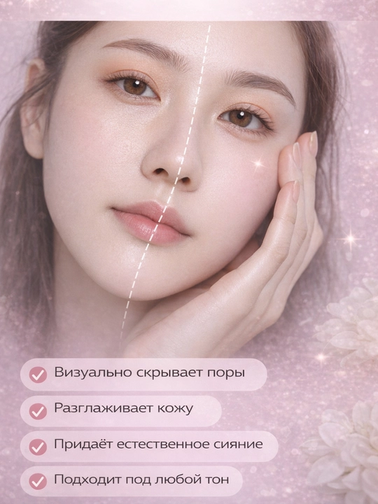 MAYCHEER Soft & Moist makiyaj asosi, yuz uchun praymer, namlovchi krem