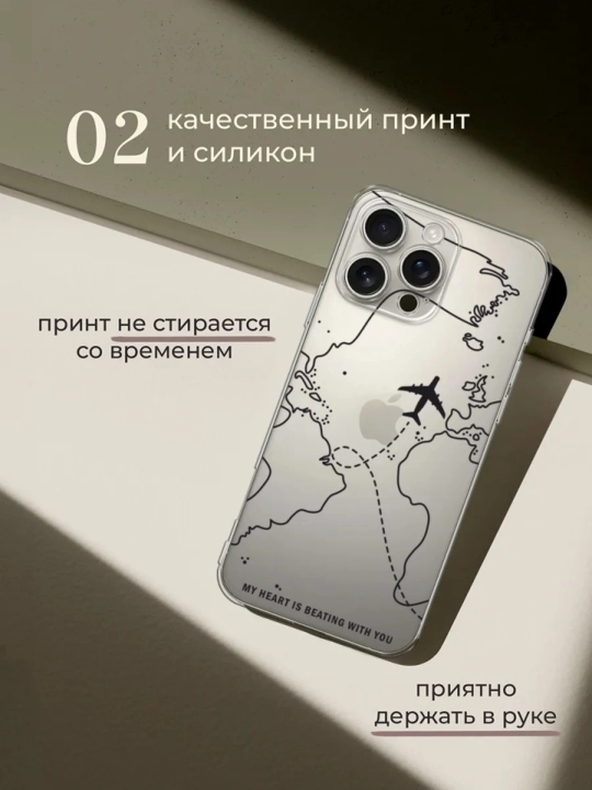 Shaffof g'ilof IPhone 15,16,17 Pro, Pro Max