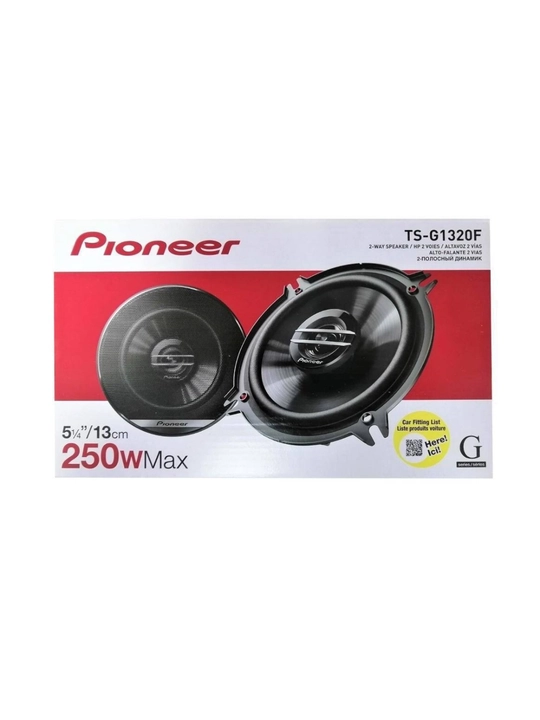 Авто колонка PIONEER TS-G1320F 2-полосная, черная, автомагнитола