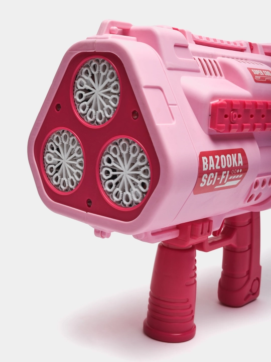 Детский Bubble Gun – автоматический пистолет мыльных пузырей с подсветкой мыльные пузыри