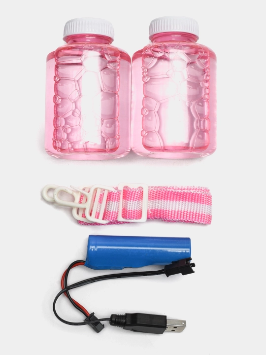 Детский Bubble Gun – автоматический пистолет мыльных пузырей с подсветкой мыльные пузыри