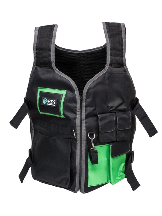 Asboblar uchun ESS UB011 nimcha (vest), qora-yashil - 