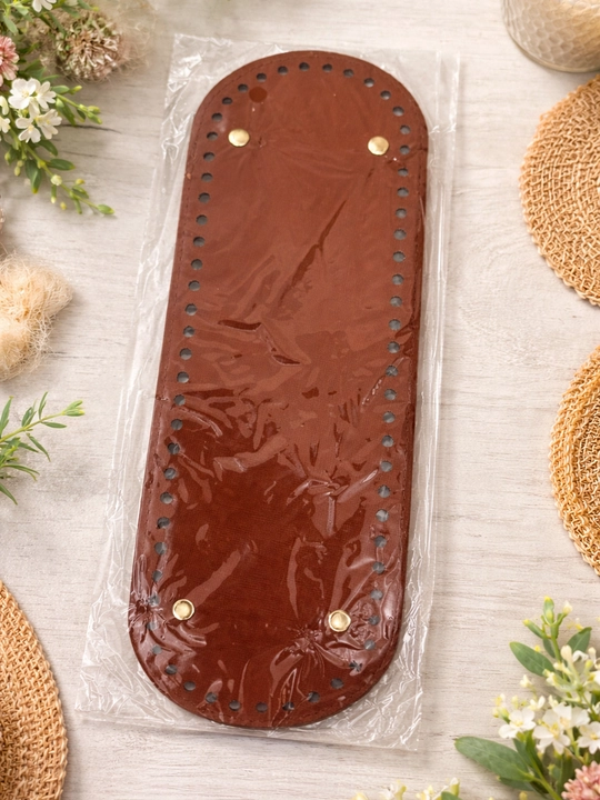 Донышко для сумки/корзины из экокожи с ножками 30×10 см
