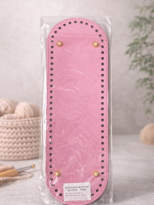 Донышко для сумки/корзины из экокожи с ножками 30×10 см