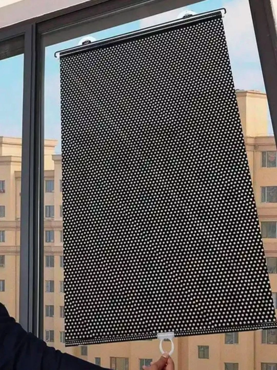 Parda rulonli quyoshdan himoya qiluvchi, oynaga yopishuvchi blackout