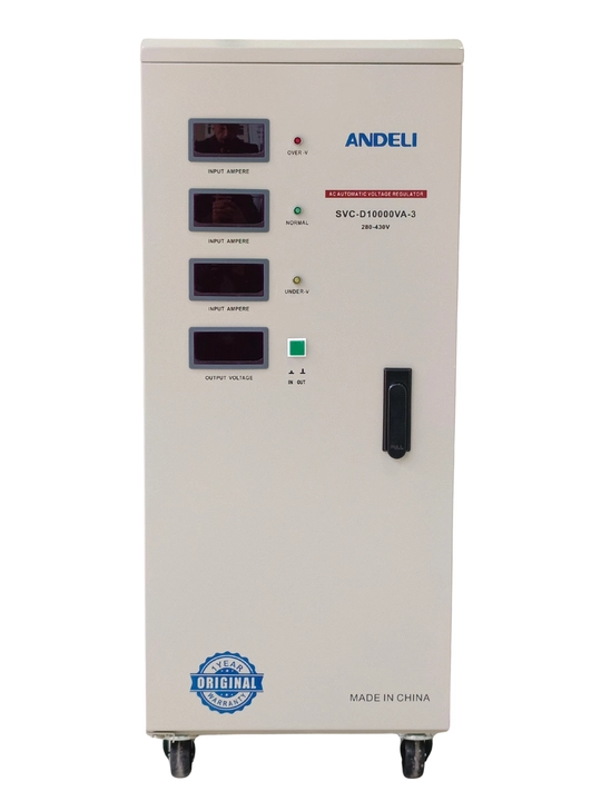ANDELI SVC-D 10kVA 3 fazali stabilizator 380V ±3%, 280-430V