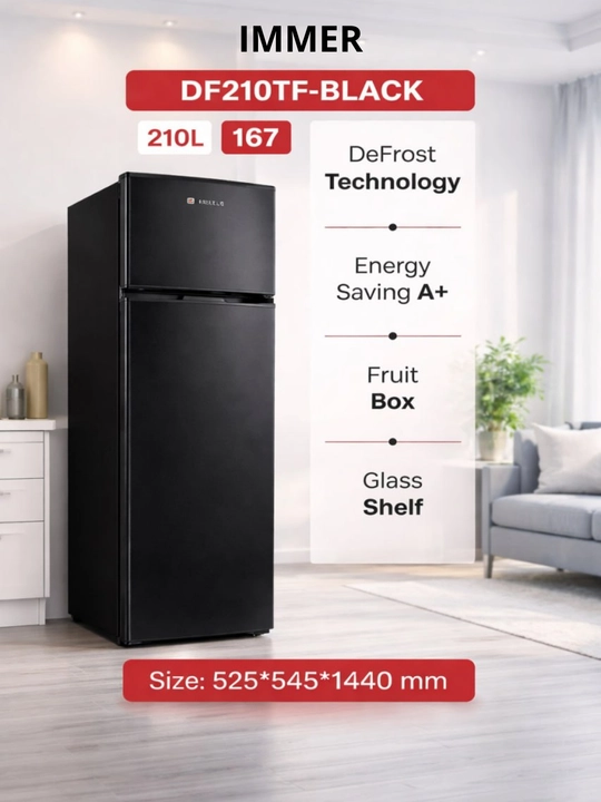 Холодильники DF210TF-WHITE-BLACK — сочетание современности и удобства