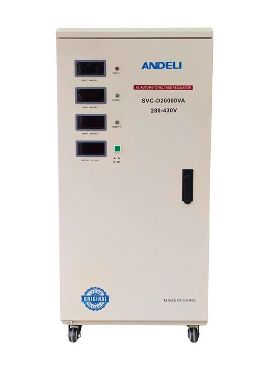 ANDELI SVC-D 20kVA 3 fazali stabilizator 380V ±3%, 280-430V