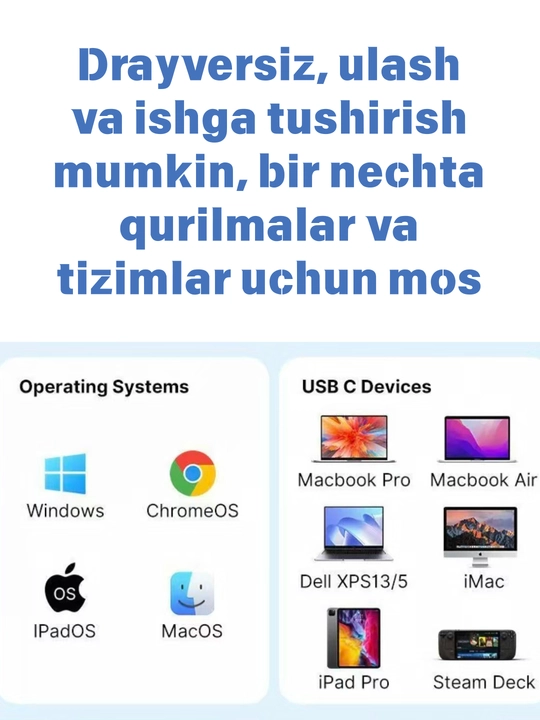 Type-C хаб 8 в 1, адаптер, переходник для Macbook, HDMI, USB, Type-C, MicroSD