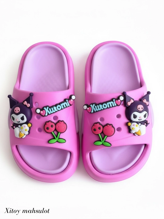 Bolalar kroksi, qizlar oyoq kiyimi, yozgi shippak, yumshoq kroks, bolalar sandal - 