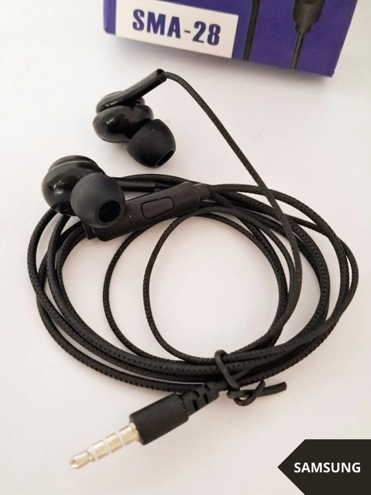Mikrofonli simli vakuumli Samsung SMA-28 quloqchinlari, ulagich 3.5 mm