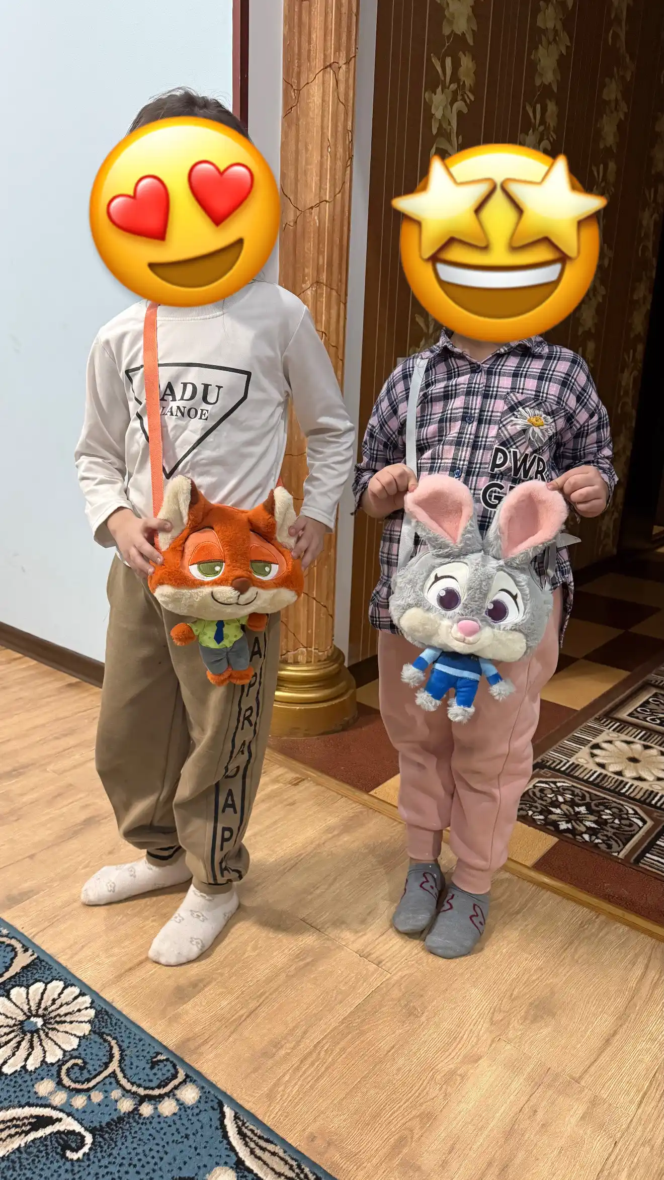 Plyush sumka va ryukzak, zootopia, zveropolis, sumka, bolalar uchun ryukzak