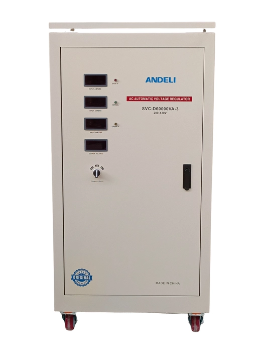 ANDELI kuchlanish stabilizatori, 60kVA, uch fazali SVC-D60000VA