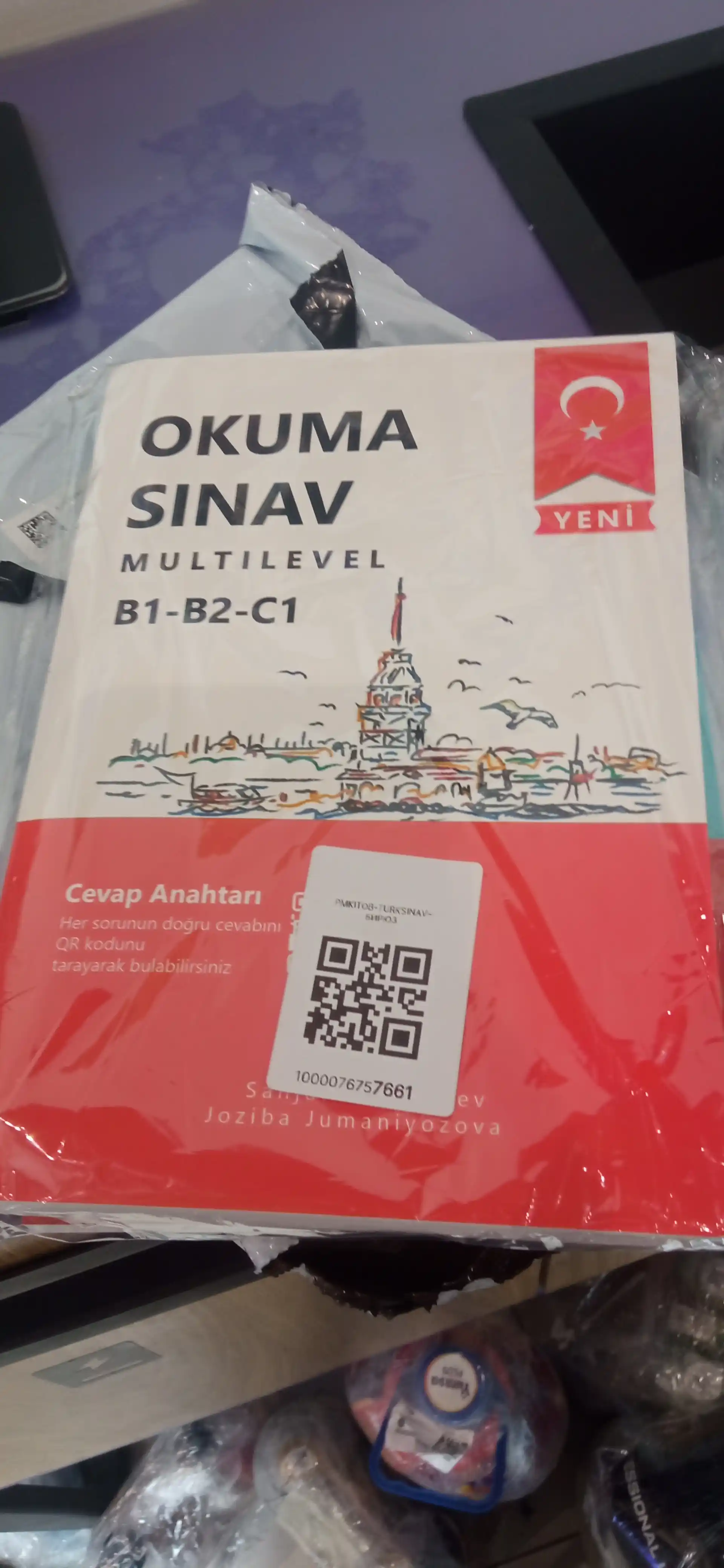 CEFR B1, B2, C1 uchun turk tilidagi Sinav Multilevel, Dinleme, Okuma, Yazma, Konusma kitob