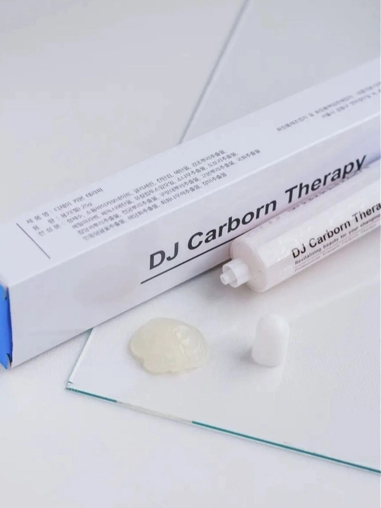 Kарбокситерапия набор масок для лица DJ Carborn Therapy, гелей с углеродом + масок