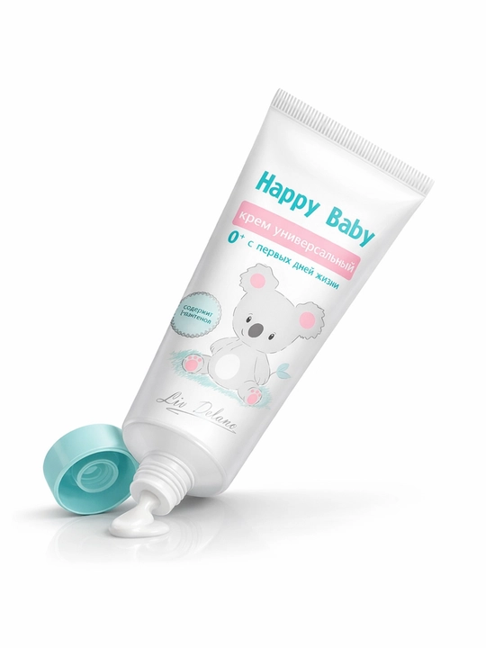 Крем универсальный Happy Baby, с первых дней жизни, для детей 0+, 75 мл, уход за кожей - 