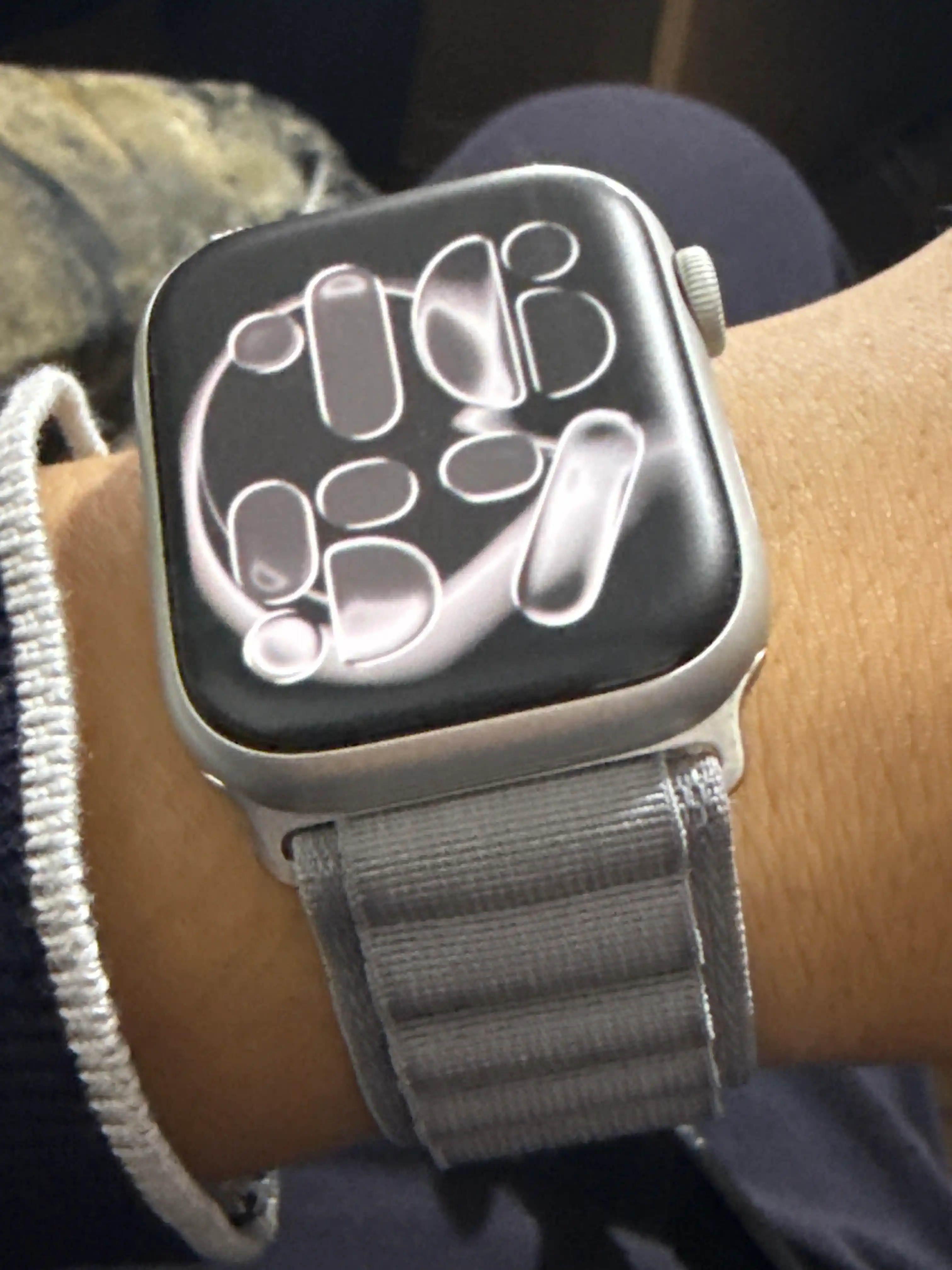 Ремешок нейлоновый для Apple Watch 3,4,5,6,7,8,9,10,11,SE и Ultra, размер 42-44-45-49 мм
