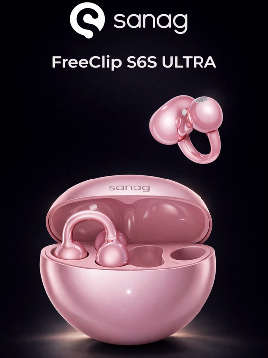 Беспроводные наушники SANAG FreeClip S6S Series, Bluetooth 6.0, IPX5, открытого типа - 