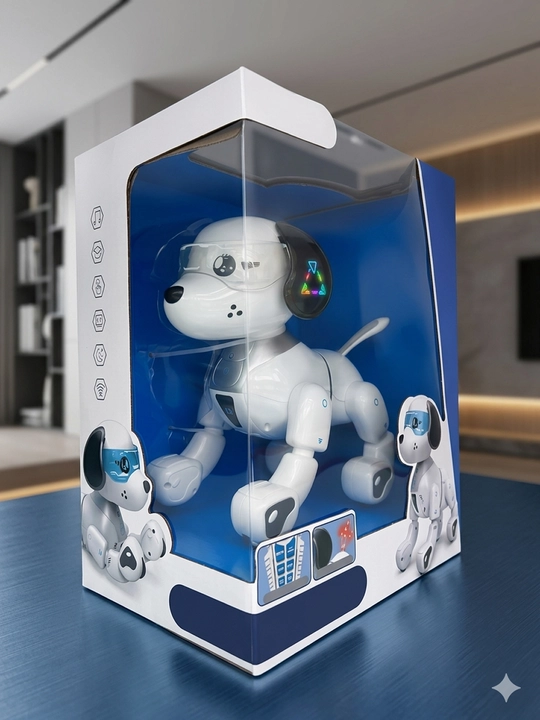 Робот-собака Smart Dog: Интерактивный радиоуправляемый питомец, танцует и поет, подарок 3+