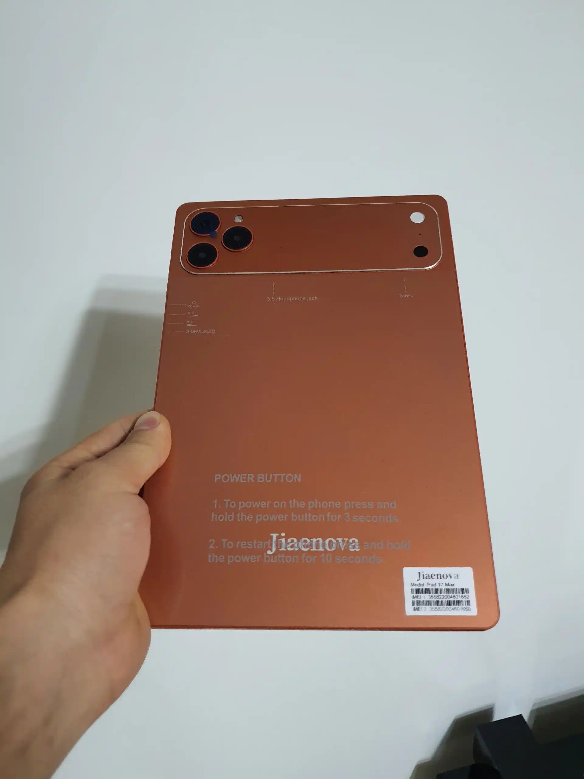 Planshet pad 17 max Jiaenova