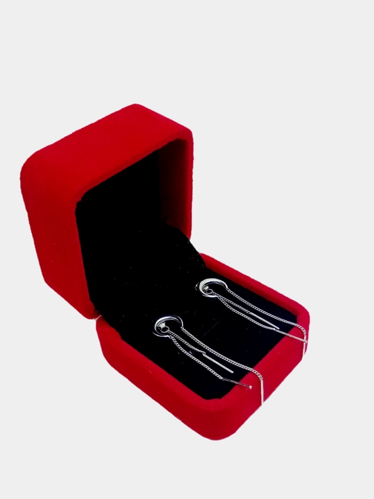 Серьги женские ALIXANDRA из серебра 925 пробы, длинные серьги-цепочки