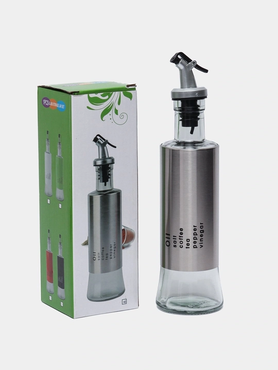 Soya, sirka, yog', uksus va boshqa suyuqliklar uchun shisha idish