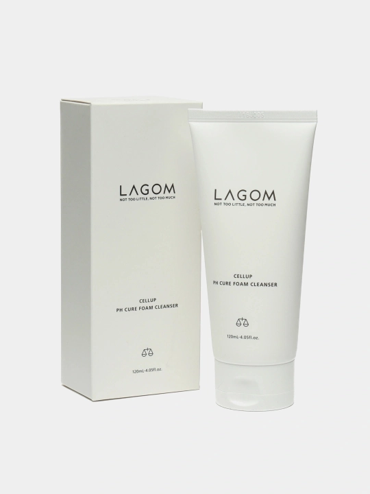 PH darajasi past bo'lgan yumshoq ko'pik Lagom Cellup Ph Cure Foam Cleanser