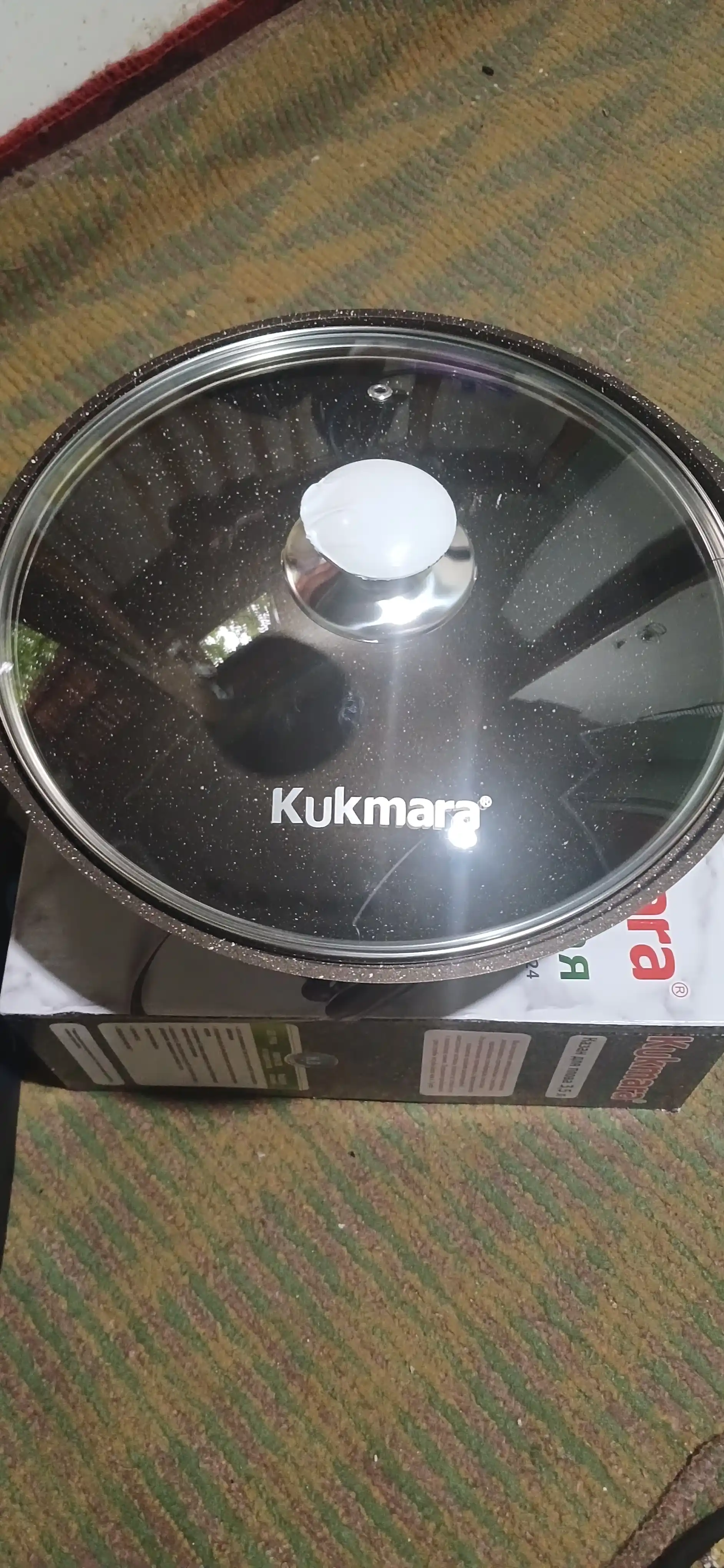 Казан для плова с антипригарным покрытием с крышкой Kukmara