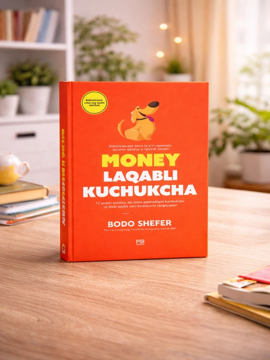 Книга Бодо Шефер «Пёс по имени Мани» финансовая книга для детей (узб и рус)