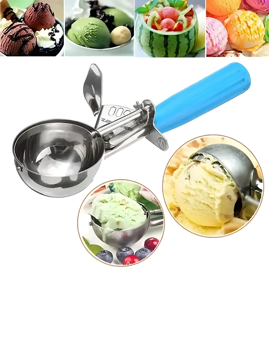 Sharcha o‘lchami tanlangan muzqaymoq, biskvitli xamir, muzlatilgan yogurt uchun qoshiq, 23 sm