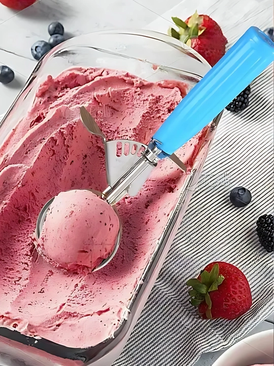 Sharcha o‘lchami tanlangan muzqaymoq, biskvitli xamir, muzlatilgan yogurt uchun qoshiq, 23 sm - 