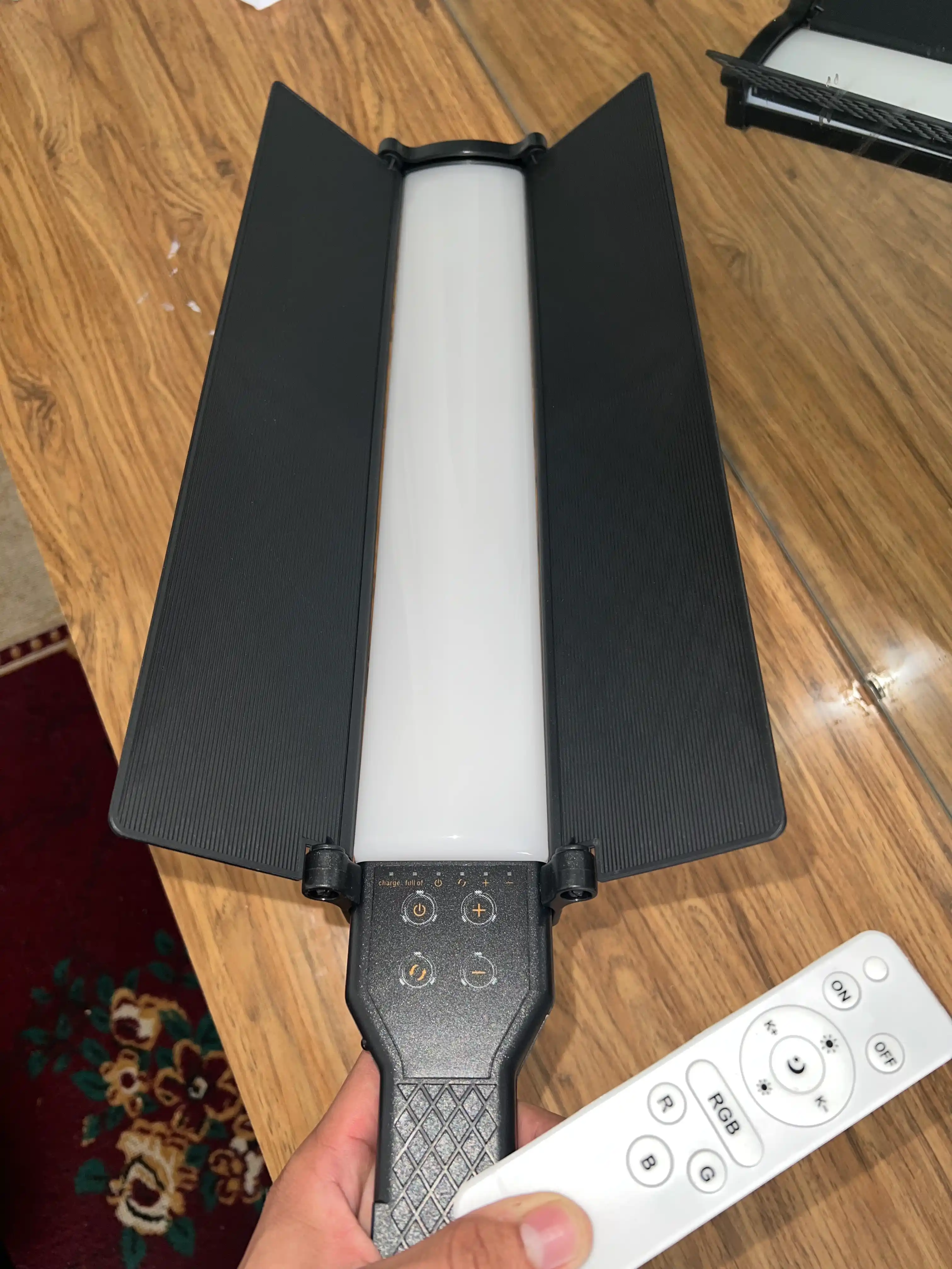 RGB chiroq tayoqchasi, Light Stick, fotosurat va video uchun rangli RGB, 50 sm
