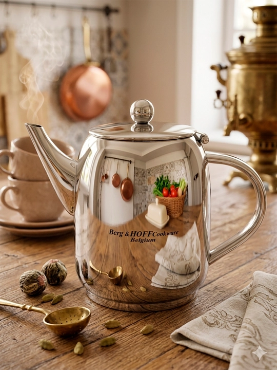 1 L Zanglamaydigan po‘latdan tayyorlangan Berg & Hoff Cookware Belgiya choynagi - 