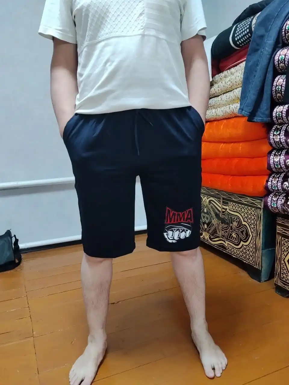 Erkaklar uchun shortiglar, pahta ma'tosidan,