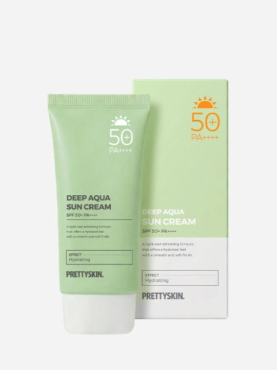 SPF50 + quyoshdan himoya qiluvchi yuz kremi, koreys rangini yo'qotmaydi, PrettySkin, 70ml