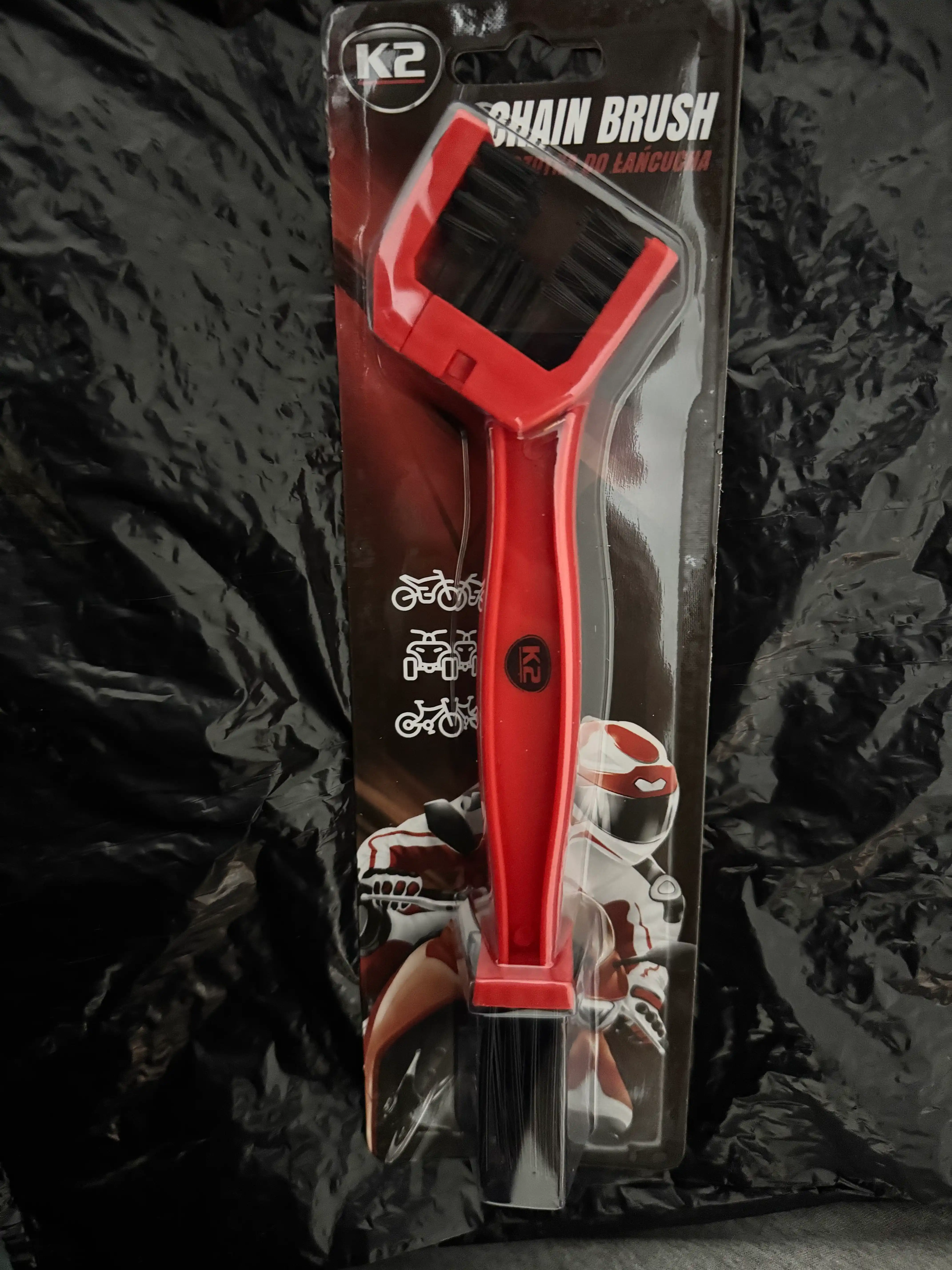 Щётка для чистки вело и мото и пр. цепей K2 Chain cleaning brush