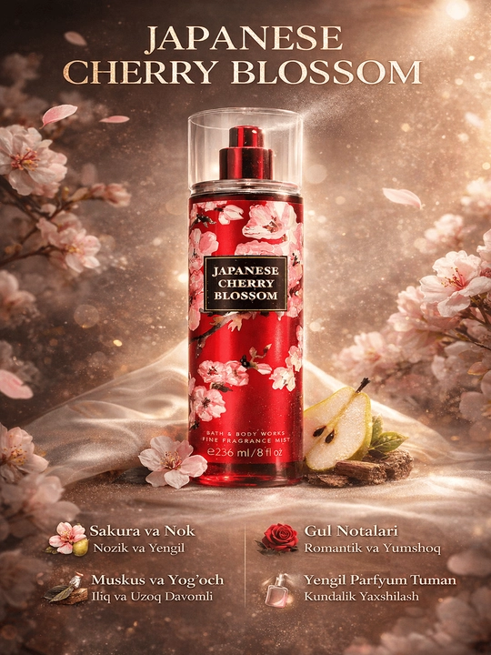 Bath Body Japanese Cherry Blossom 236ML - 