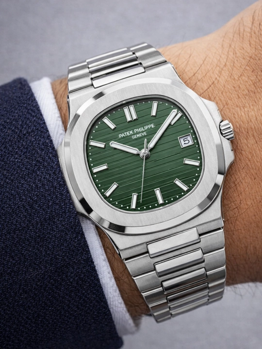 Erkaklar qo‘l soat, brendli, kvartz, kundalik kiyish uchun, Patek Philippe nautilius